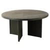 Stół HERAS 150 cm drewno teak czarny