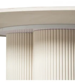 Stół HERE 120 cm ceramiczny blat biały