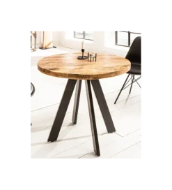 Stół Iron Craft 80 cm drewno Mango