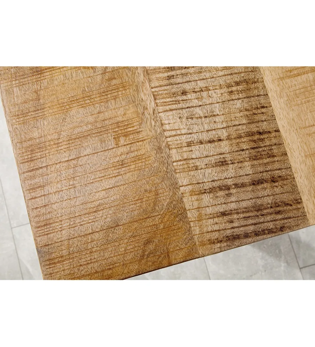 Stół Iron Craft 120 Cm drewno Mango