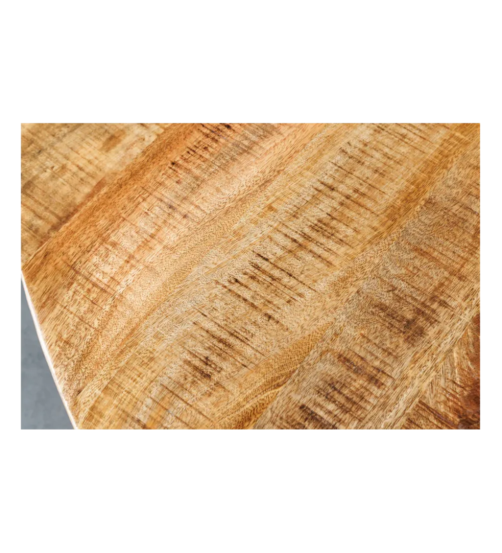 Stół IRON CRAFT 140 cm drewno mango naturalny