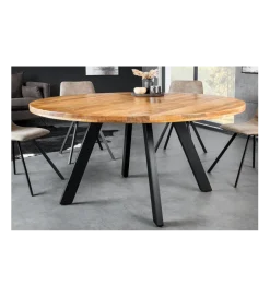 Stół IRON CRAFT 140 cm drewno mango naturalny