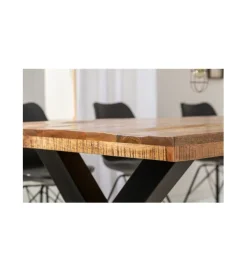 Stół Iron Craft X II 240 cm drewno Mango