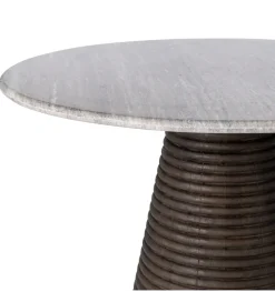 Stół jadalniany HYGYD 115 cm drewno mango