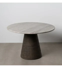 Stół jadalniany HYGYD 115 cm drewno mango