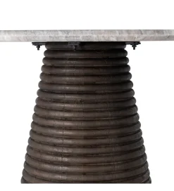 Stół jadalniany HYGYD 115 cm drewno mango