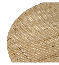 Stół KAPE 75 cm ratan naturalny