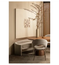 Stół LIMIT 130 cm drewno mango odcień orzecha