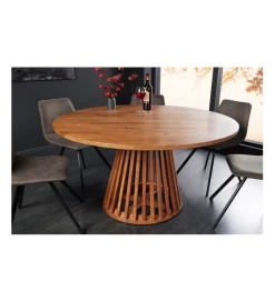 Stół MAISON JADE 120 cm okrągły drewno akacja
