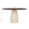 Stół MARONI 140 cm drewno mango brąz