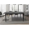 Stół MILANO 160 cm ceramiczny marmur blat antracyt