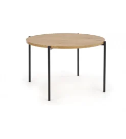 Stół MORGAN 120 cm w kolorze dąb złoty