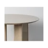 Stół MYKA 120 cm szklany taupe