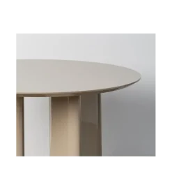 Stół MYKA 120 cm szklany taupe