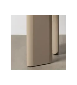 Stół MYKA 120 cm szklany taupe
