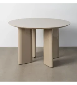 Stół MYKA 120 cm szklany taupe