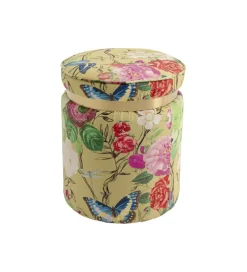 Stołek FLOWER 39 cm żółty
