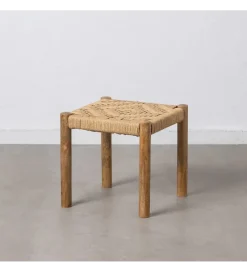 Stołek NEBERNLI 40 cm drewno mango naturalny