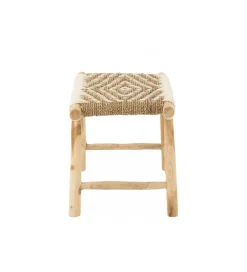 Stołek WAVERLY 60 cm drewno teak