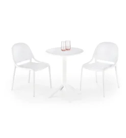 Stół ogrodowy CALVO 72 cm biały
