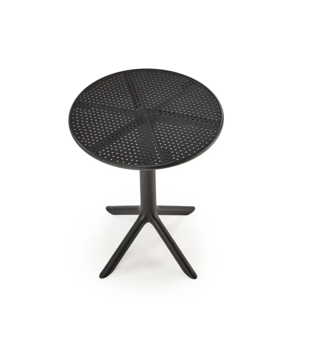 Stół ogrodowy CALVO 72 cm czarny