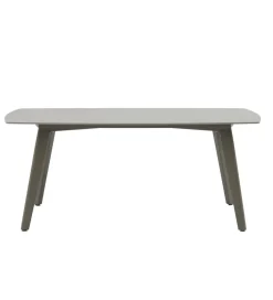 Stół ogrodowy MARIN 180 cm szary beżowy porcelanowy blat