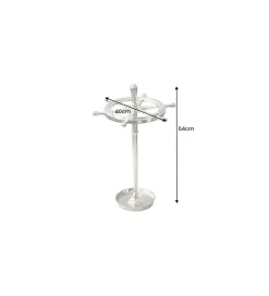 Stojak na parasole SEVEN SEAS 65 cm srebrny