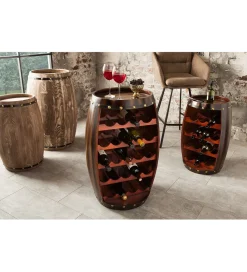 Stojak na wino Chateau 80 cm drewno jodła