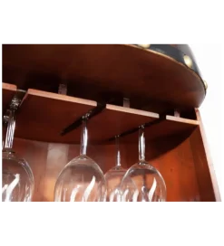 Stojak na wino REMMES 97 cm drewno jodła