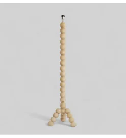 Stojak do lampy VEGLIO 130 cm drewno mango naturalny