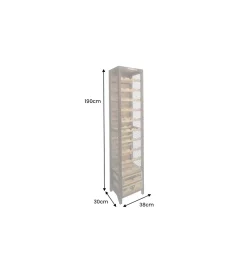 Stojak na wino BODEGA 190 cm naturlana