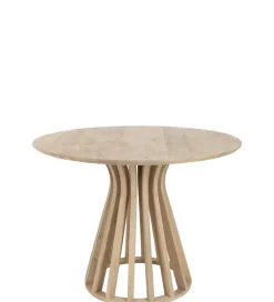 Stół okrągły CONNIE 110 cm drewno mango