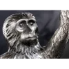 Stolik kawowy WILDLIFE MONKEY 55 cm srebrny