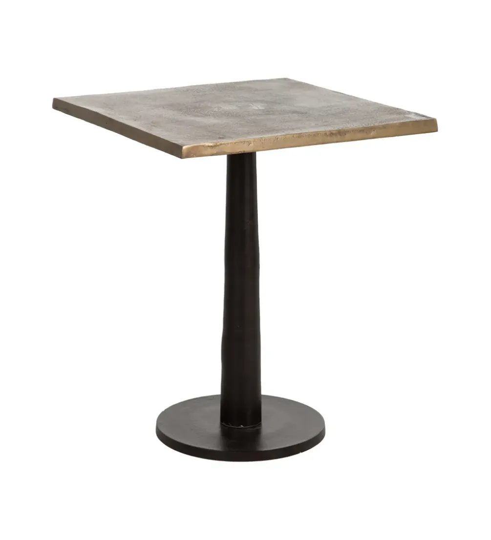 Stolik bistro AHERAT 60 cm antyczne złoto