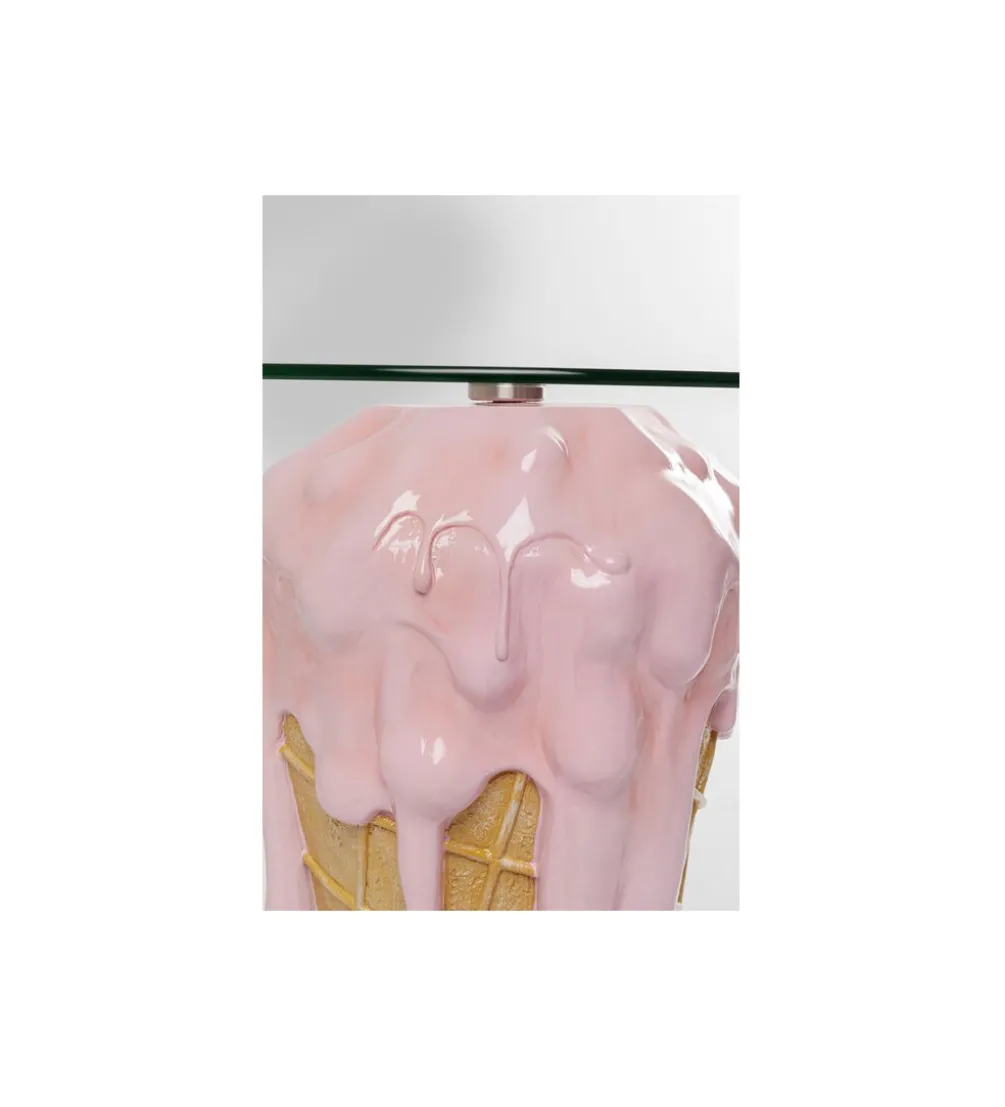 Stolik bistro ICE CREAM 60 cm różowy