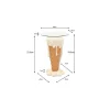 Stolik bistro ICE CREAM VANILLA 73 cm