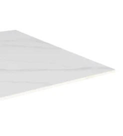 Stolik bistro SINTERED 80 cm efekt marmuru biały
