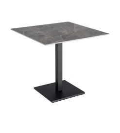 Stolik bistro SINTERED 80 cm efekt marmuru