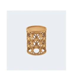 Stolik CARVI 40 cm drewno jodła naturalny