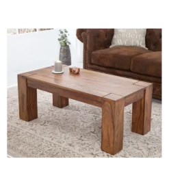 Stolik FINICE Makassar 100 cm drewno sheesham