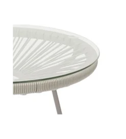 Stolik kawowy ACAPULCO 50 cm mono greige