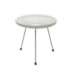 Stolik kawowy ACAPULCO 50 cm mono greige