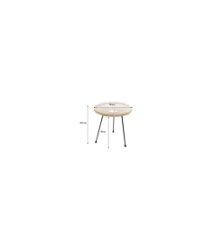 Stolik kawowy ACAPULCO 50 cm naturalny