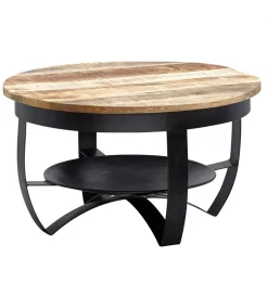Stolik kawowy AFLAN 60 cm drewno mango
