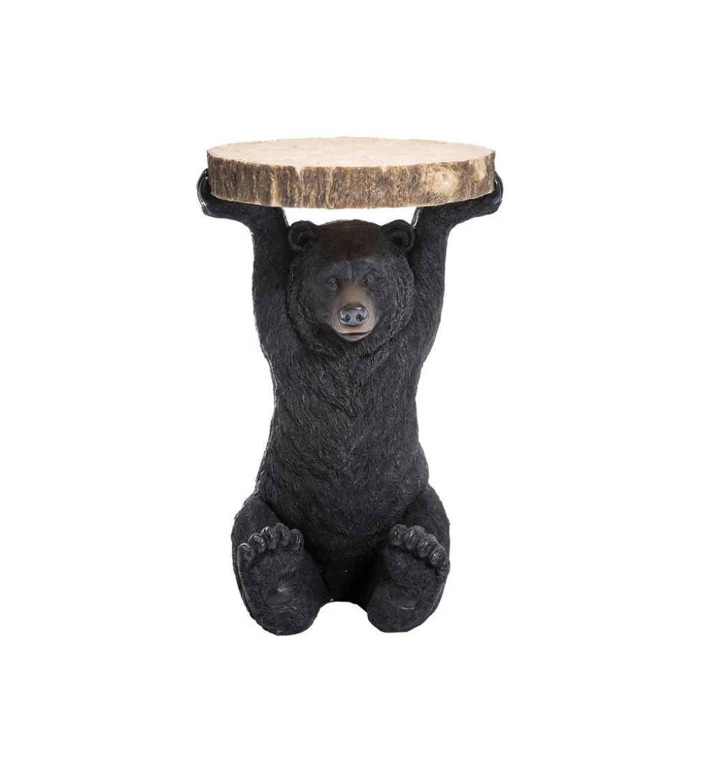Stolik kawowy ANIMAL BEAR 33 cm czarny