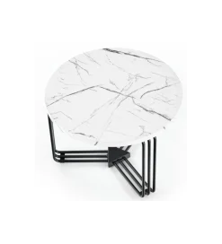 Stolik kawowy ANTICA 55 cm w optyce marmuru