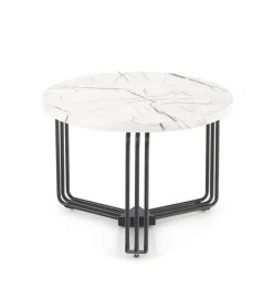 Stolik kawowy ANTICA 55 cm w optyce marmuru