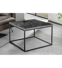 Stolik kawowy ARCHITECTURE 60 cm w optyce czarnego marmuru