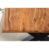 Stolik kawowy ARKTYKA Mammut X 120 cm drewno akacja honey