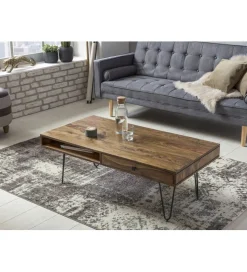 Stolik kawowy BAGLI 110 cm drewno sheesham